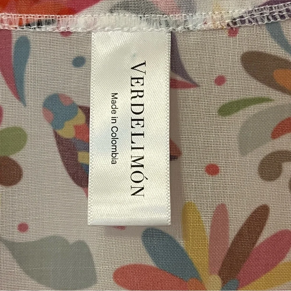 NWOT Verdelimon Caftan Swim Cover-up In Tapiz One Size fits most retail $257 - Picture 5 of 12